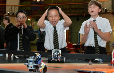 School kids solve space missions at EECS robotics challenge