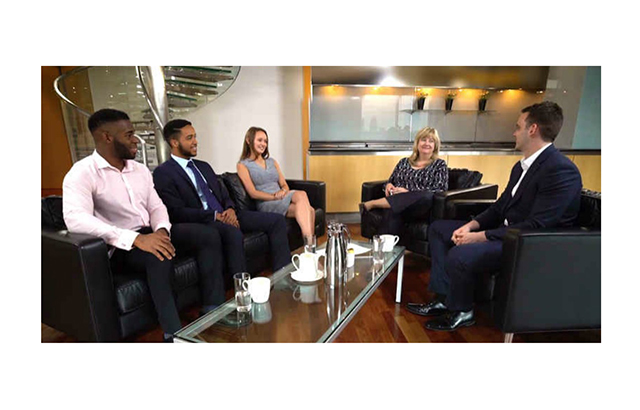 Degree apprentices at Goldman Sachs in conversation