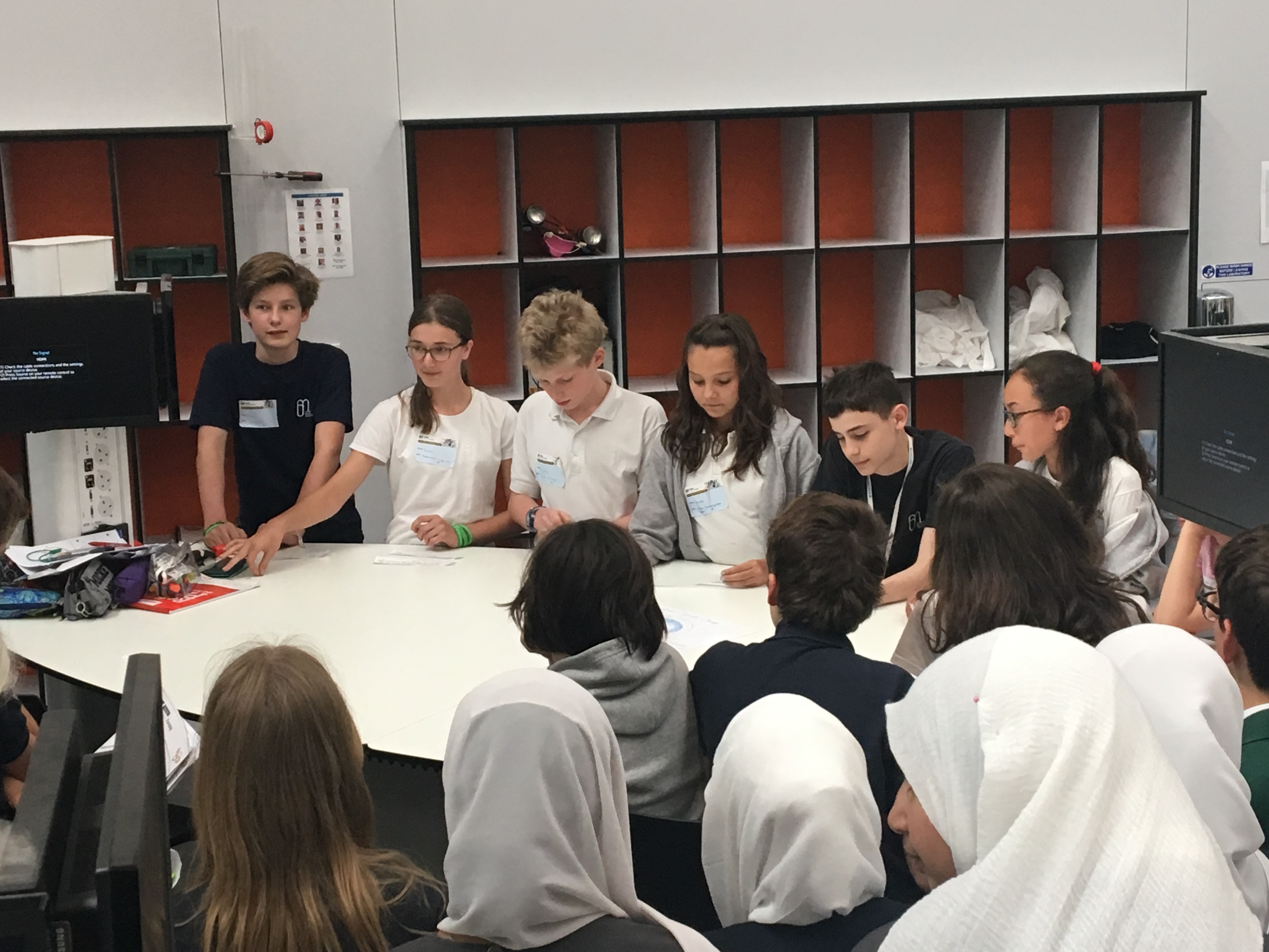 School students at the Faraday Challenge 2018